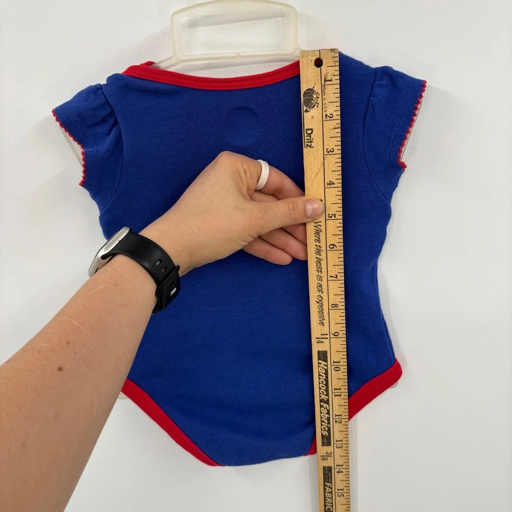 NHL Bodysuit Kids 3/6M Blue My First Rangers Season New York Hockey Fan Gear